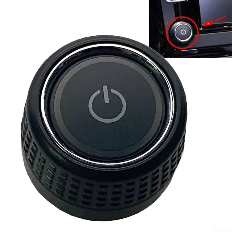 SPORTARC Car Radio Control Knob Replacement for Golf 6 for