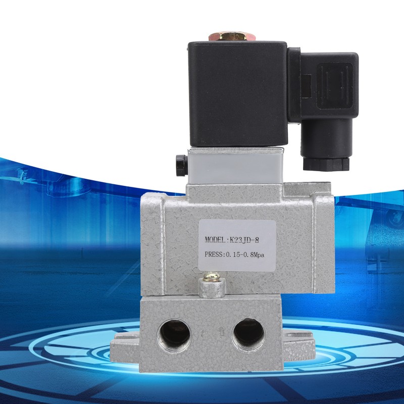 Pneumatic Solenoid Valve 2 Position 3 Way Electric Controller G1/4in