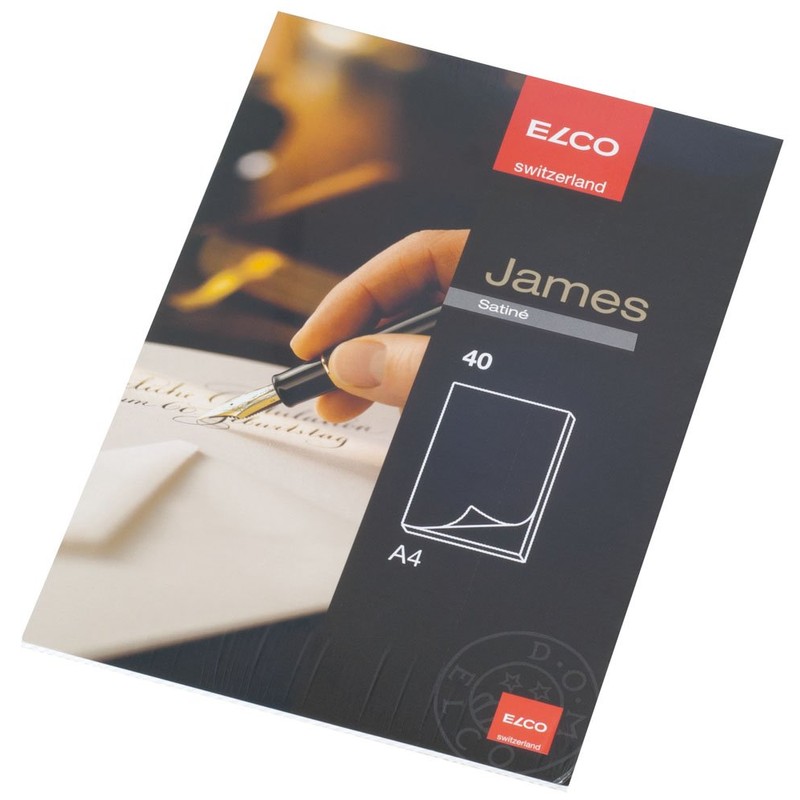 ELCO James Velin A5 100 gsm Writing Pad Blank with