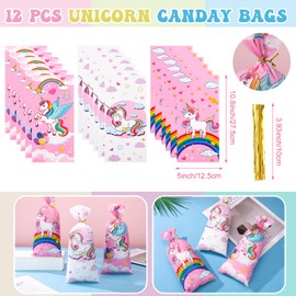 GSrenyu Unicorn Party Bags Fillers Toys for Girls Birthday Party Favours Gift ,126PCS Party Bag Fillers for Kids,Slap Bracelets,Keychain,Stamper,Temporary Tattoos Sticker,PVC Waterproof Stickers