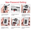 GIYO Anti theft 4-Digit Password Zinc Alloy Lock Steel Cable