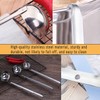 Markeny 4 Pieces Stainless Steel Soup Ladle Metal Handle Ladle