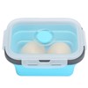 4Pcs/Set Silicone Lunch Box Collapsible Food Storage Container Bento Box