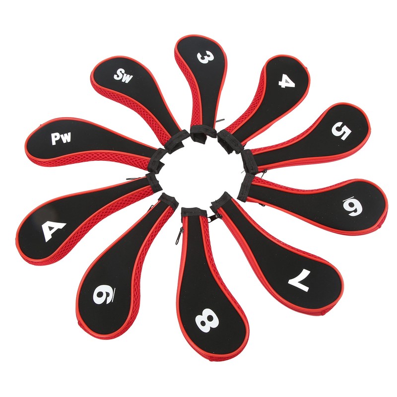 10Pcs Golf Club Head Cover Neoprene Golf Head Cover for