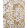New Launched Twin White Gold Ombre Mandala Tapestry By Madhu