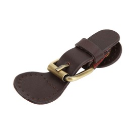 Cocoarm Leder Geteilt Kuh Bordeau Bindungsbeutel mit Bronzearmaturen, Beutelzubehör für Naht/Weben, Rot/Schwarz / / Beige/Gelbgelb / (#3)