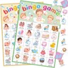 TAKEALOOKO Baby Shower Bingo Game - Bilingual English Spanish Bingo