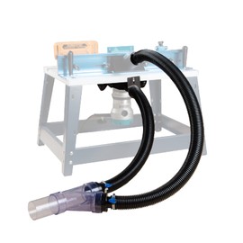 POWERTEC Dust Collector Fittings, Router Table Dust Collection System w/Y Fittings Hoses, Reducer Shop Vac Works w/BOSCH PR20EVS, Makita & Porter Cable, Not Compatible with Lift Router Tables (70331)