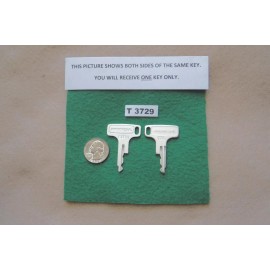 Honda NOS orig. ignition key pre-cut # T 3729 - for '60's - '70's Hondas - T3729