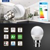 5X B22 BC Golf LED Bulbs 5W Cool White Daylight