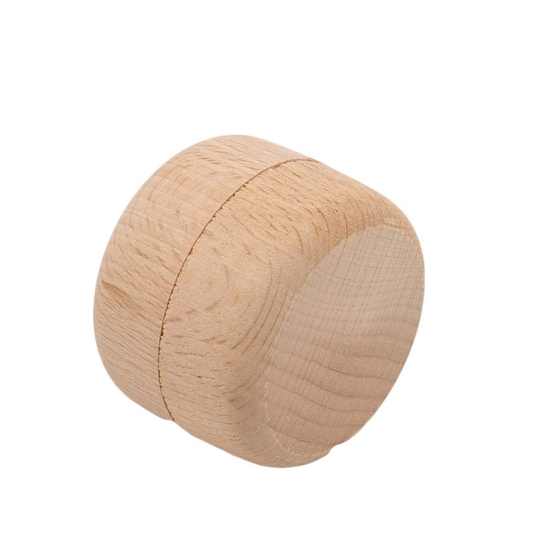 LZIYAN Mini Round Wooden Storage Boxes Ring Box DIY Craft