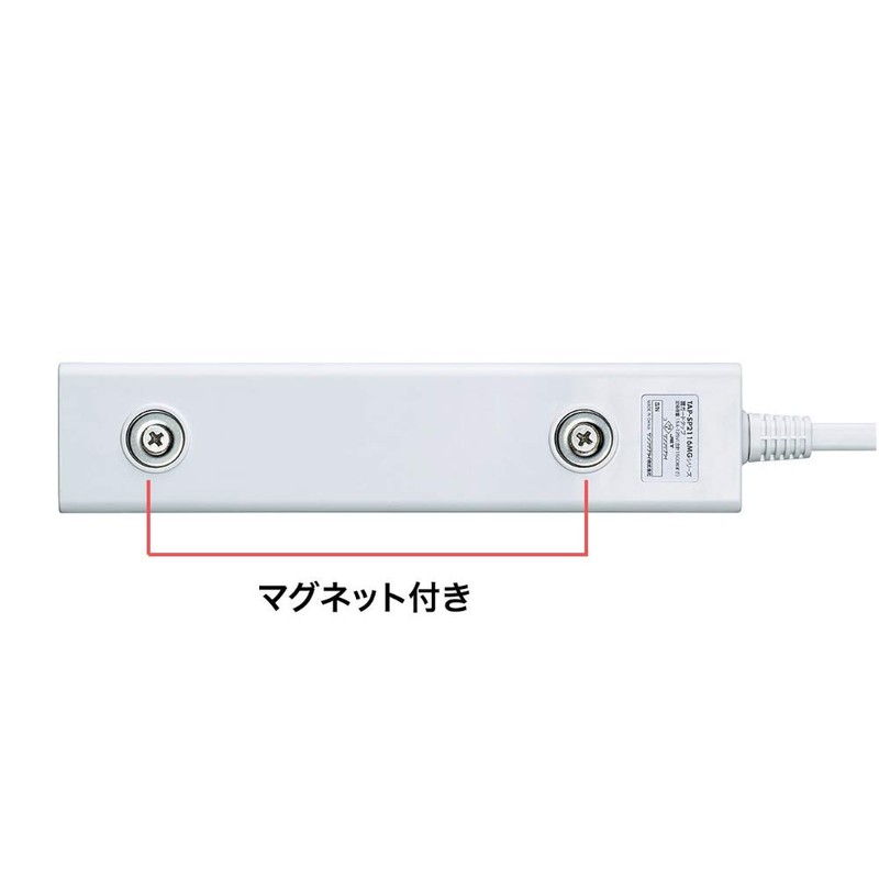 sanwasapurai Thunder Guard Tap, 2P, 6 1pc 2 m White