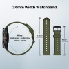 Ticwatch Pro 5 Smartwatch Band Replacement 24Mm Width Silicone Watch
