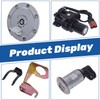 WFLNHB Ignition Switch Fuel Cap Seat Lock Key Replacement for