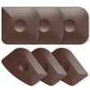 Pan Scraper 6-Pack, Plastic Cleaning Tool for Pots and Pans,