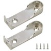 2 Pieces Clothes Rail Holder Clothes Rail Holder Titanium Alloy