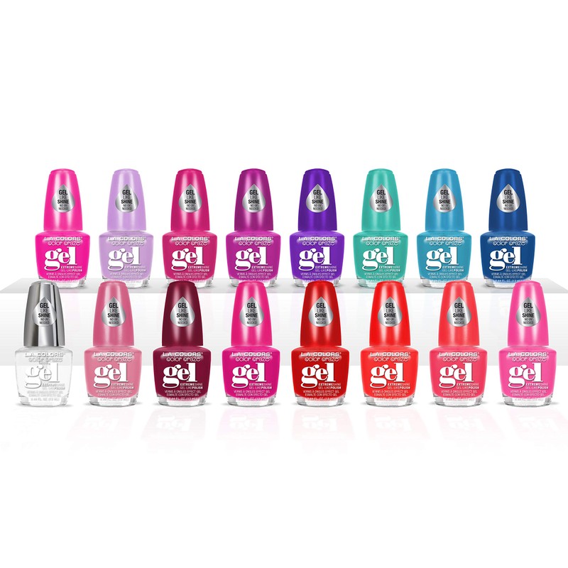 L.A. COLORS Color Craze Nail Polish, Jewel Tone CNP447