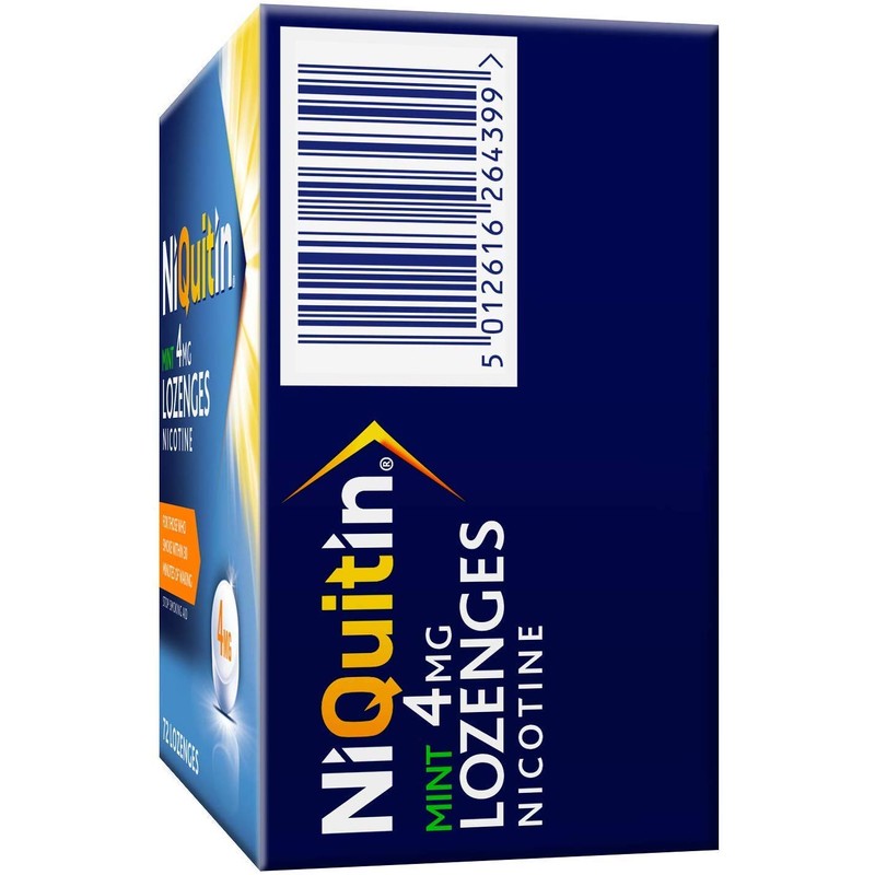 Niquitin Lozenges 4mg Mint - 72 Lozenges