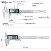 Digital Vernier Caliper 0–150 mm/0–6 Inches, IP54 Waterproof