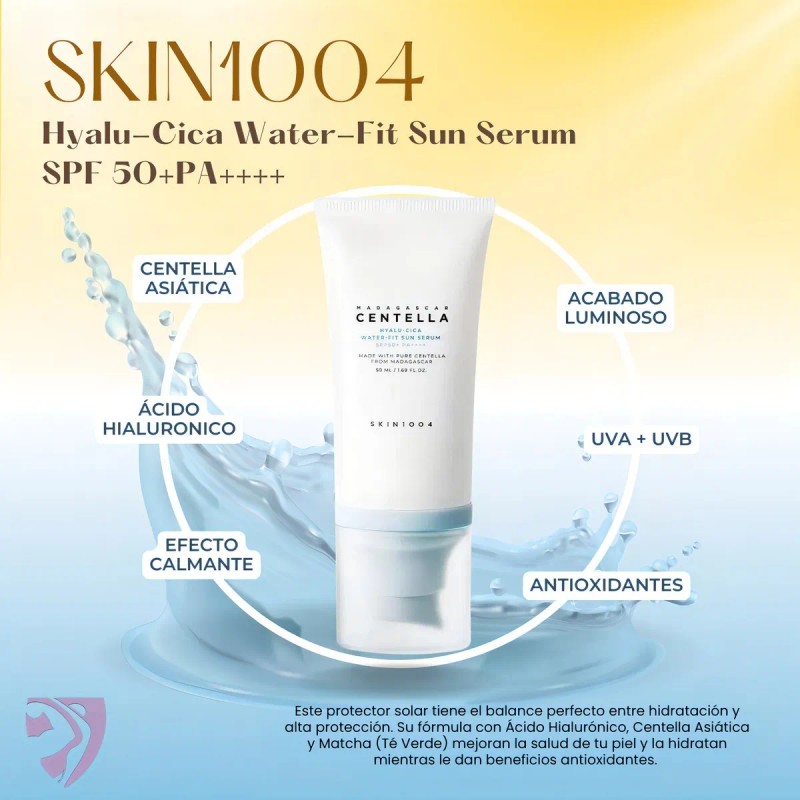 Centella Hyalu-cica Water-fit Sun Serum Spf50+ Protector .