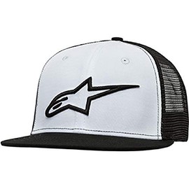 Alpinestars Men Corp Trucker Hat - Black/White, One Size