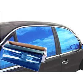 JNK NETWORKS Precut Blue Tint Film Kit for Any Car,Truck,Minivan,SUV(All Windows Plus Back Windshield)