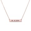 Soul Sisters Necklaces for Best Friends, Sisters Bar Necklace, Stainless