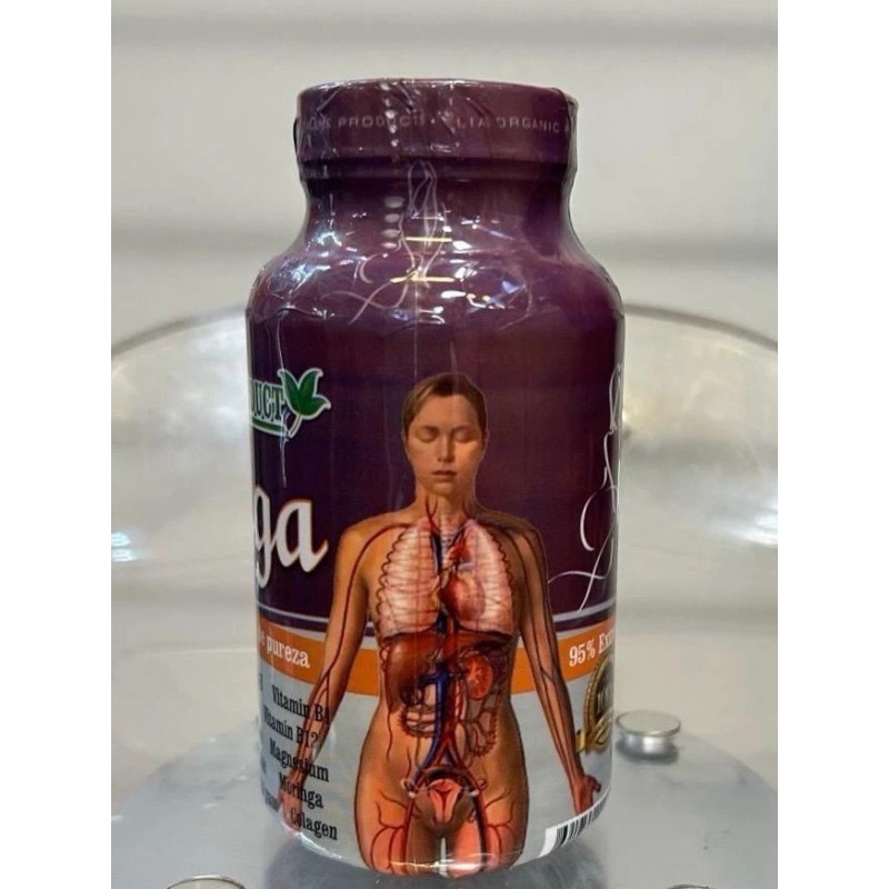 Elias Organic Products Moringa para Mujer 500mg 60 Capsules