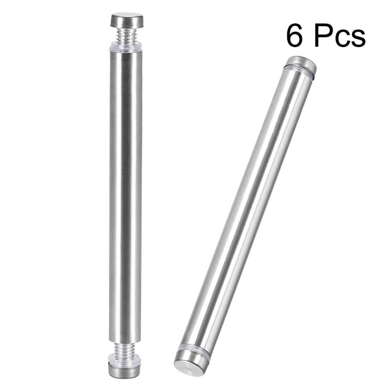 uxcell 1/2 Dia x 4-7/8"(12x124mm) Double Head Standoff Screws Acrylic