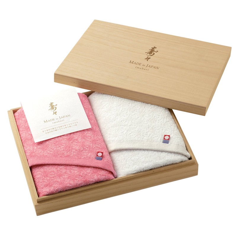 Longlasting of Wooden box 3-Pack, Made in Bath Towel 60320