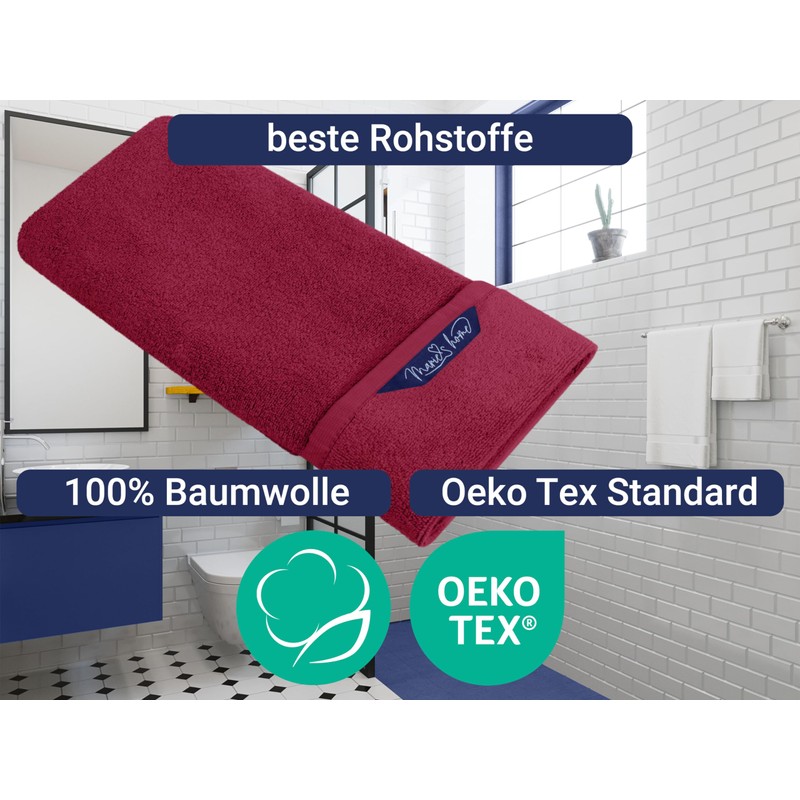 Marie´s Home Classic Shower Mat for Shower, Bath and Toilet