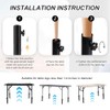 4 Piezas Extensor de Patas de Mesa 10-20cm, Patas Ajustables