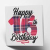 Maturi Happy 16th Birthday Tartan Card - Blank Inside