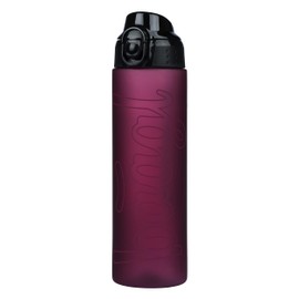 Baagl Children's Drinking Bottle, Leak-Proof Water Bottle, 700 ml, School and Sports Bottle for Girls, Versatile and Practical Bottle with Lockable Lid (Ruby)