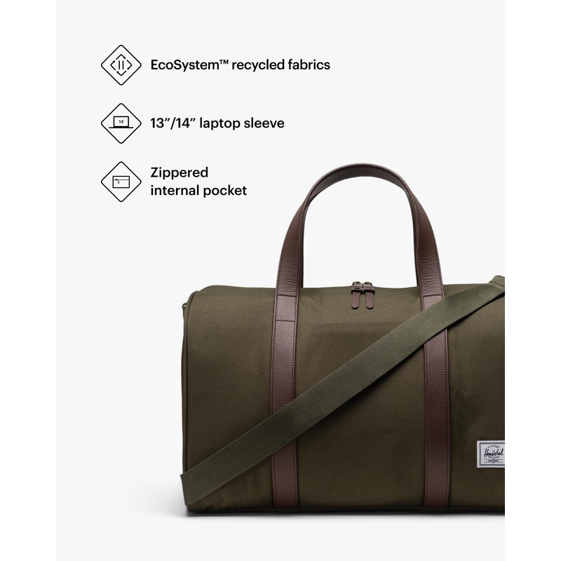 Herschel Supply Co. Unisex Novel Duffle Tech, Ivy Green, 45L