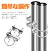 ziyue 4pcs Antenna Mast Clamp U-Bolt Pipe Retainer V-Jaw Bracket