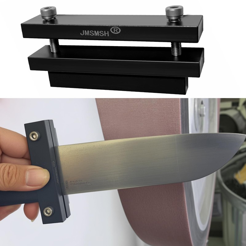 JMSMSH Knife Makers Grinding Jig,Hardened File Guide Knife