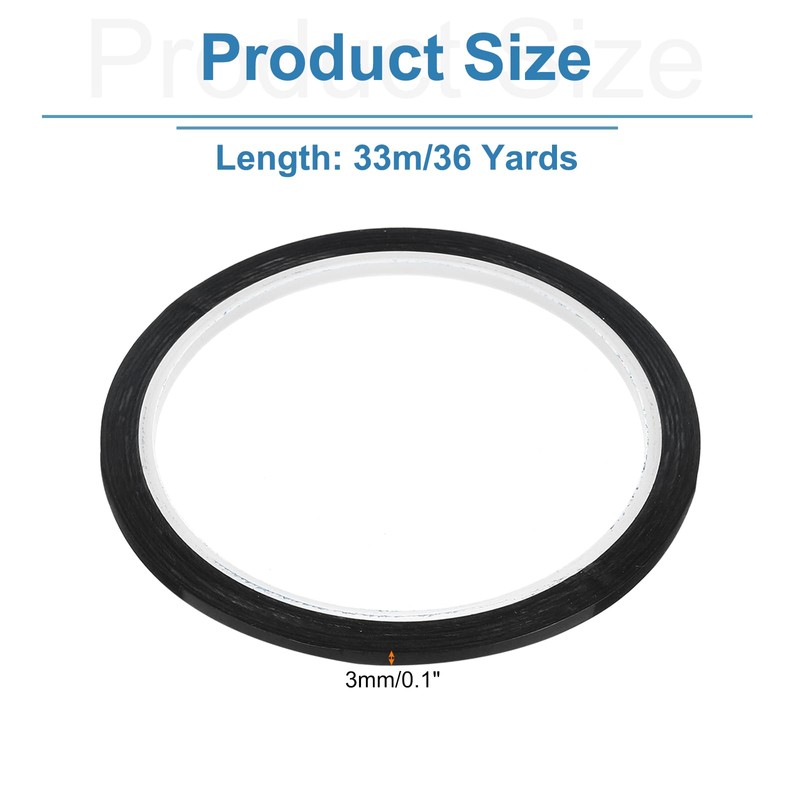 sourcing map 3mm x 33 Meters Graphic Tape Whiteboard Grid