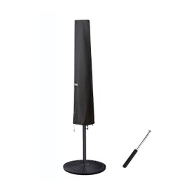Umbrella Cover for 6ft to 9ft Patio Umbrellas, Waterproof and Durable Market Umbrella Cover with Zipper and Rod