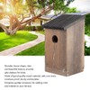 Hanging Wooden Bird House DIY Breeding Parrots Bird Nesting Box