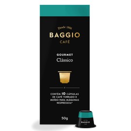 Baggio Café Gourmet Coffee Capsules - Classic | Compatible with Nespresso Pods Original Machine
