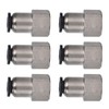 Female Straight Pneumatic Connecter Straight Pneumatic Quick Fitting Air Line