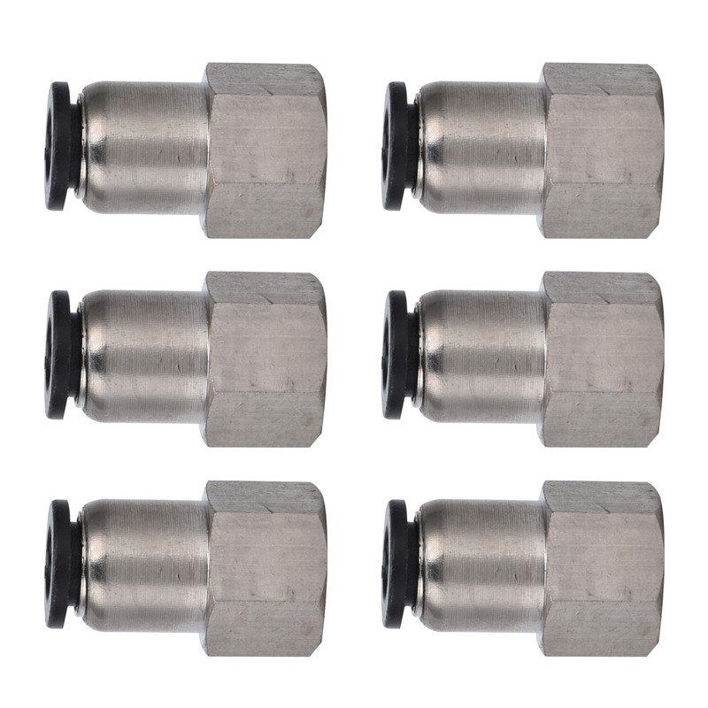 Female Straight Pneumatic Connecter Straight Pneumatic Quick Fitting Air Line
