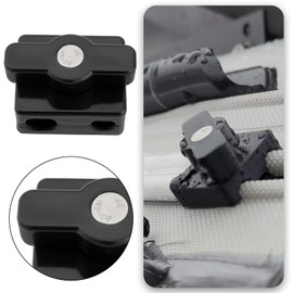 LT Easiyl 1 x Caravan Awning Rail Channel Locking Blocks Kador Clamps for Eight Drive-Away Awning Kit 6 mm x 6 mm 8 mm x 6 mm 6 mm x 4 mm Bead Strips for Motorhome Motorhome Black