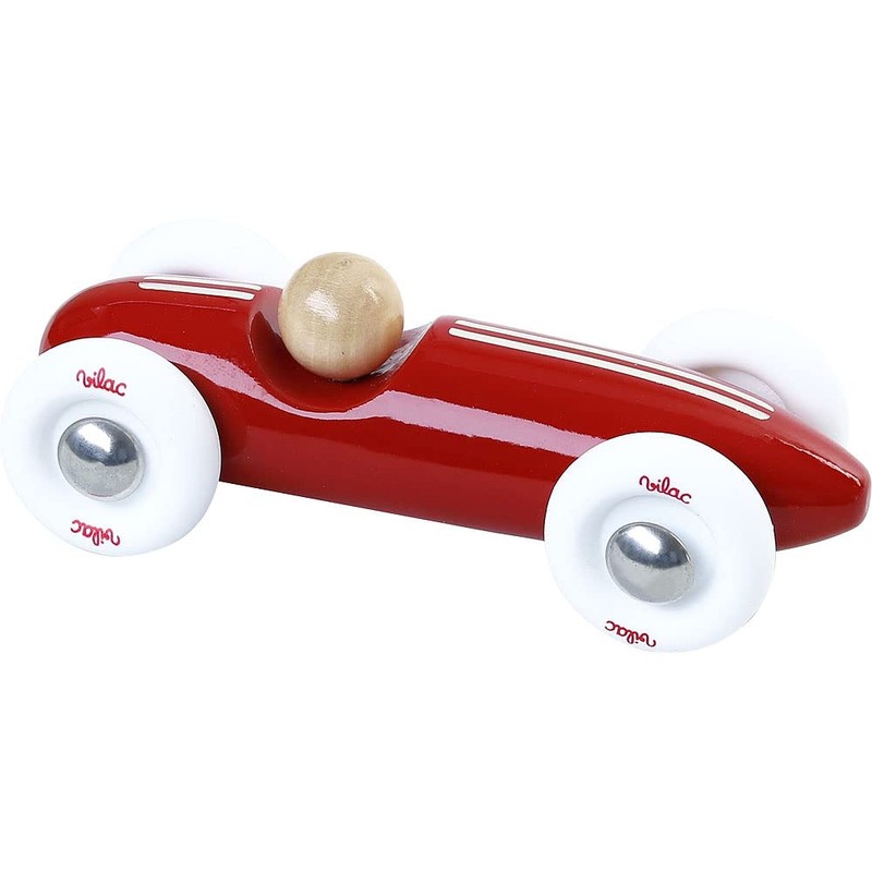 VILAC - Voiture Grand Prix Vintage PM Rouge Planes, Red