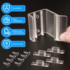 4Pack RV Sliding Mirrored Door Latch Universal Sliding Closet Door