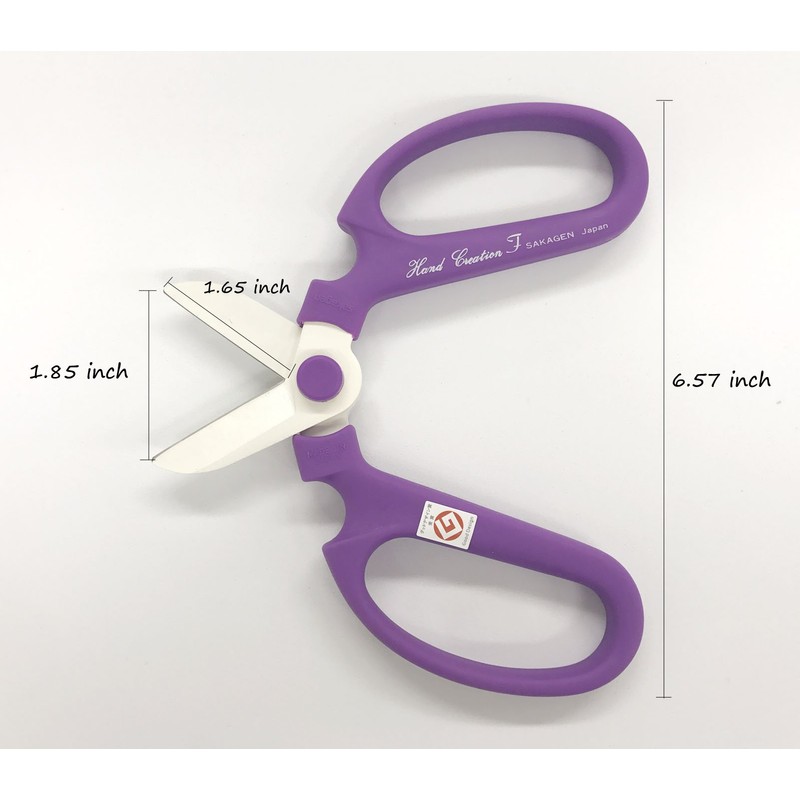 Flower Scissors Hand Creation F-170 limited color Royal Purple