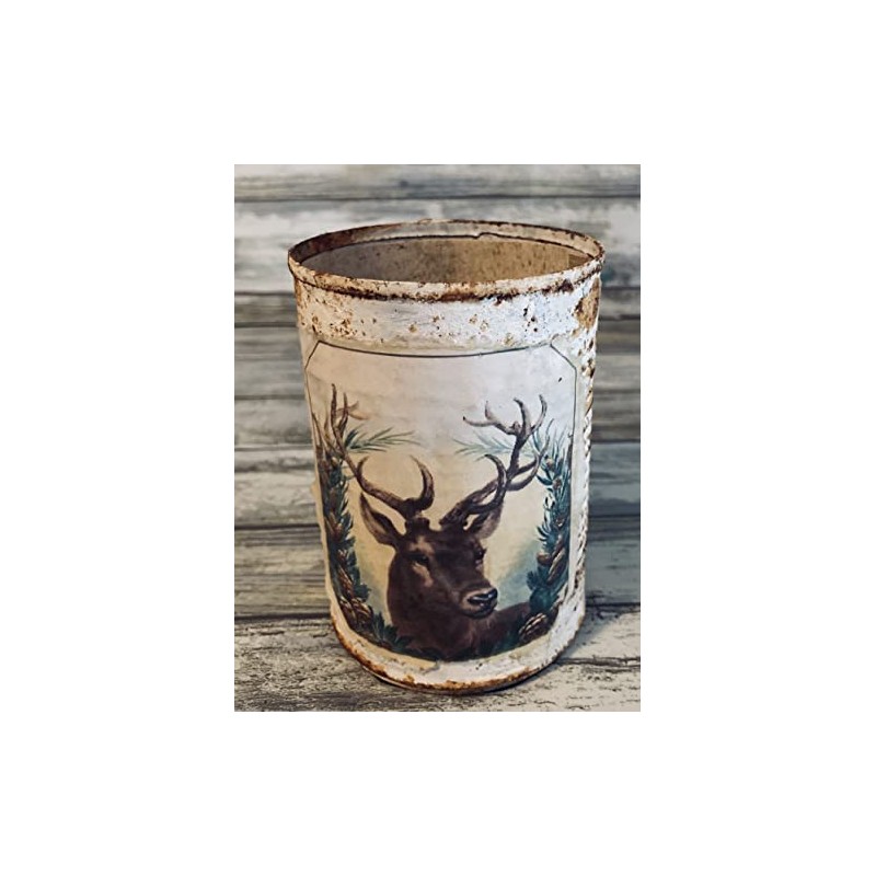 Repurposed Can for pens & pencils makeup brush holder or