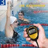 YIWENG Stopwatch, Waterproof Stopwatch Digital Handheld LCD Timer Chronograph Sports