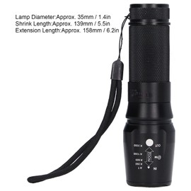 100,000 Hours 850nm Wavelength Infrared Flashlight Aluminum Alloy Small Portable 5W IR Flashlight for Household Mountaineering Hiking